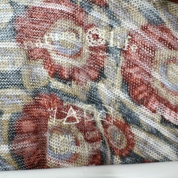 Natural Life Shirt Womens XL Boho Floral Lightweight Long Sleeve Pullover Top - Picture 5 of 9